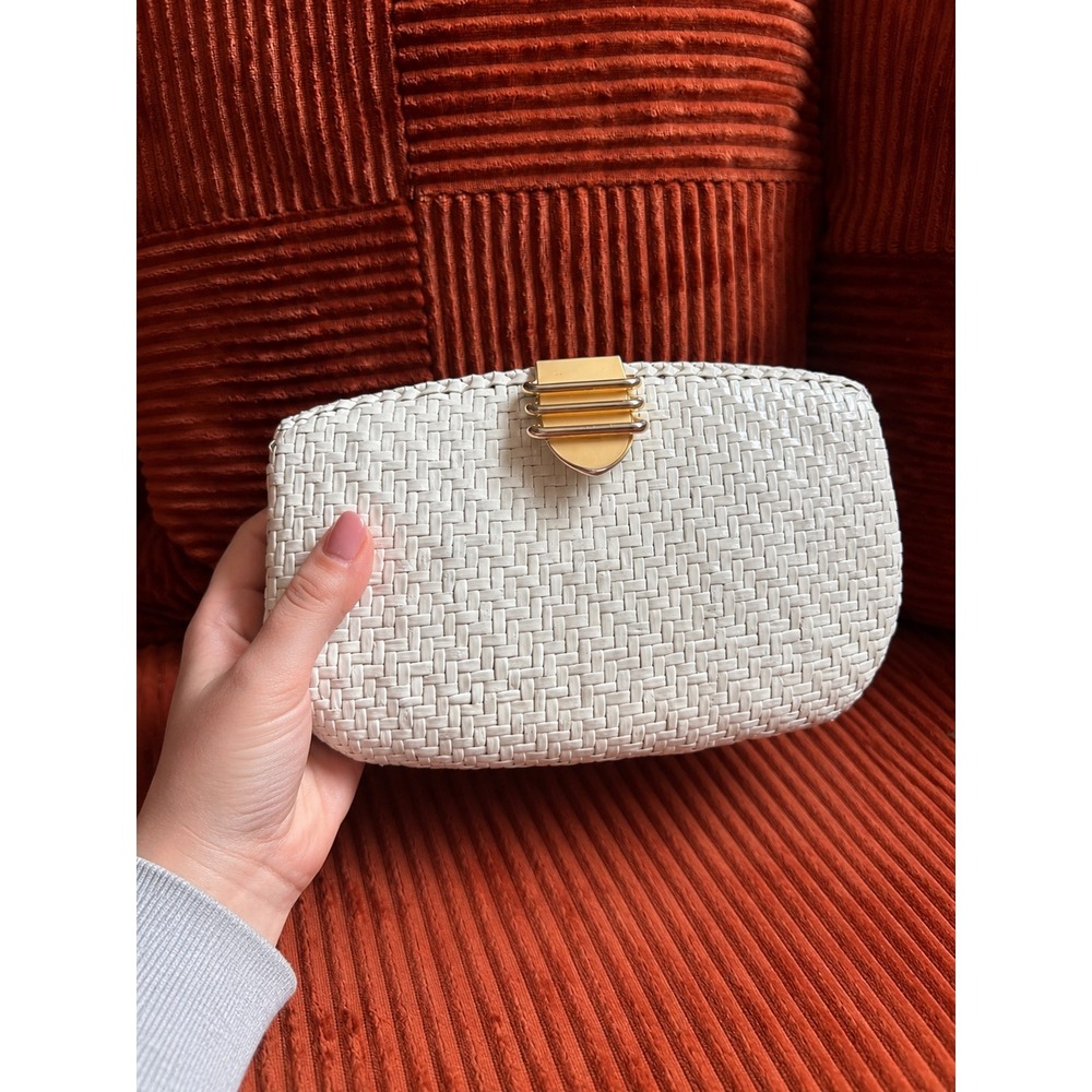 Rodo Woven‎ Clutch Women's One Size White Good Woven Design
